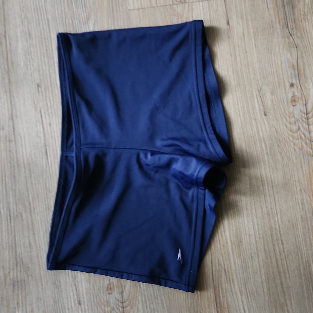 SPEEDO bottom swimsuit boyshort length in navy blue